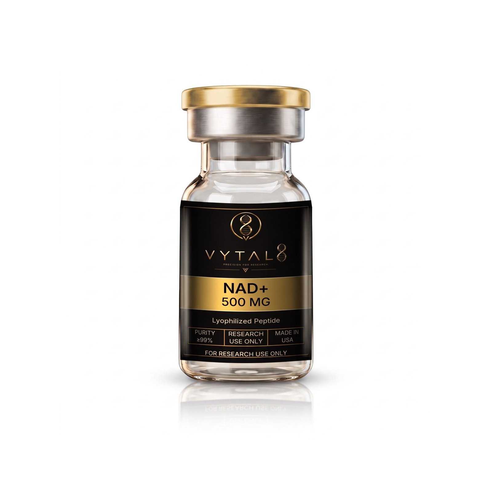 NAD+ 500 MG research vial — VYTAL8