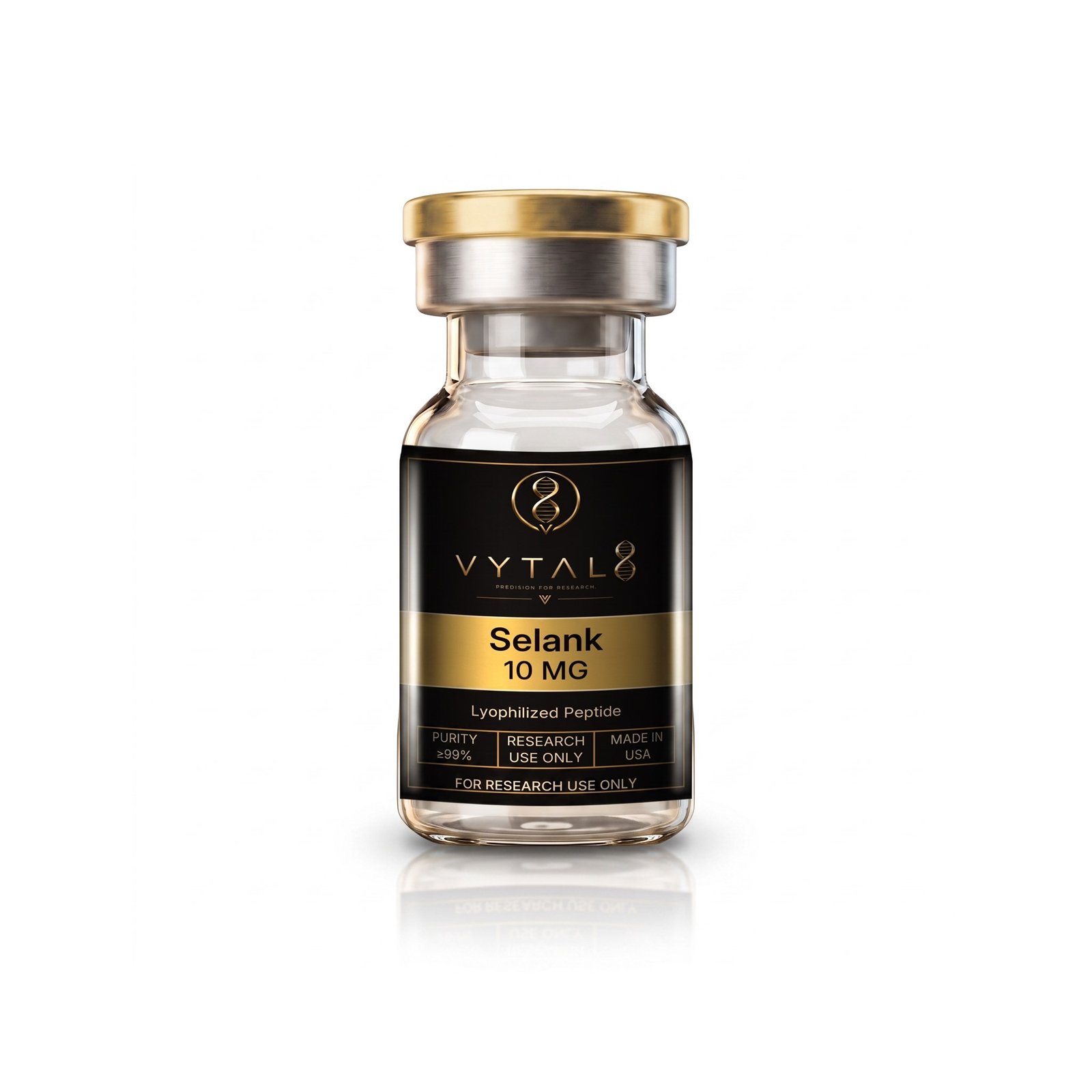 Selank 10 MG research vial — VYTAL8